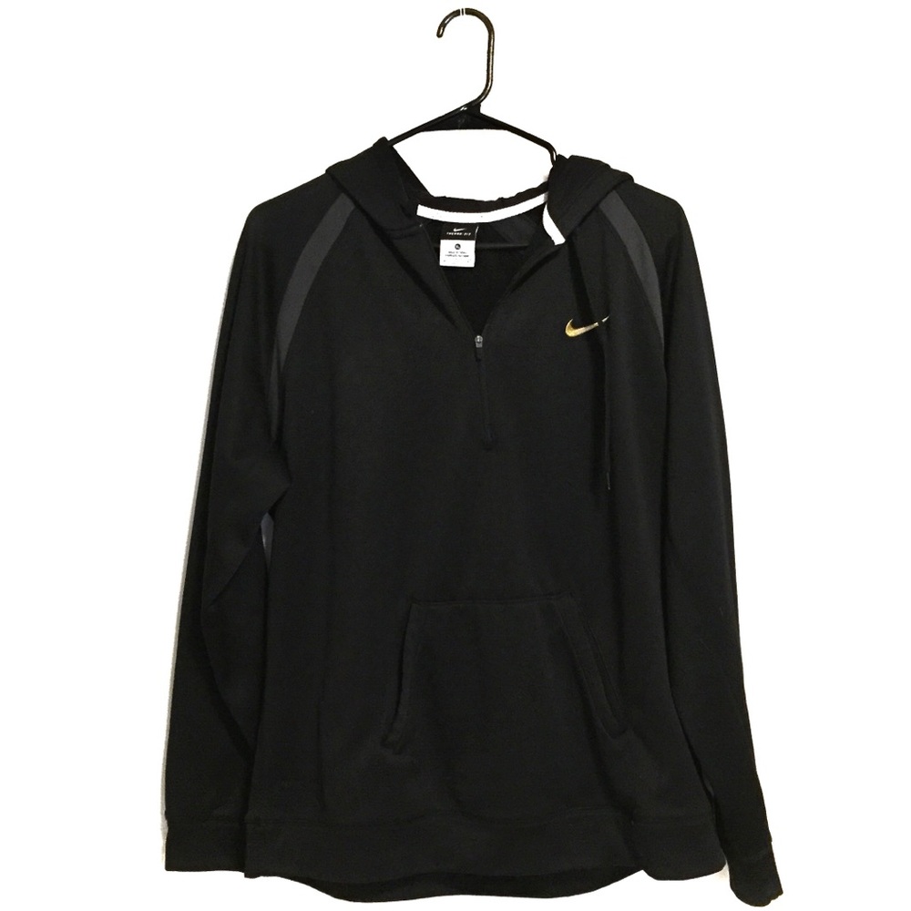 Nike Black 3/4 Zip-Up Hoodie Men’s XL
